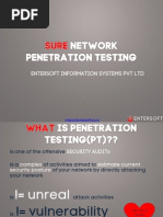Entersoft SURE Network Penetration Testing