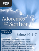 Adoremos Ao Senhor