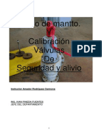 Mantenimiento Valvulas de Alivio