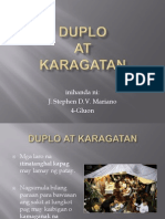 Duplo at Karagatan ppt