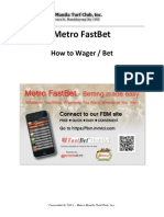 Metro FastBet - How To Wager or Bet