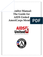 2013-2014 AmeriCorps AIDS United Member Manual