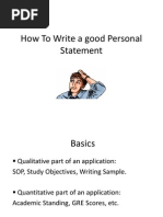 Download How to Write a Good Personal Statement by Muhammad Adeel SN176845677 doc pdf