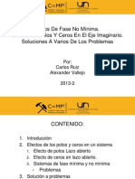 Ceros de Fase No Minima y Solucion a Los Problemas