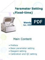 BS-200 Parameter Setting for UREA Test (40