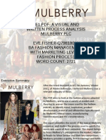Mulberry Visual and Written Process Analysis