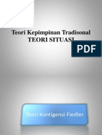 Teori Kepimpinan Tradisonal