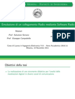 Tesi A. Rinaldi - Emulazione di un collegamento Radio mediante Software Radio