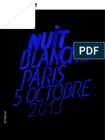 Programme Nuit Blanche 2013