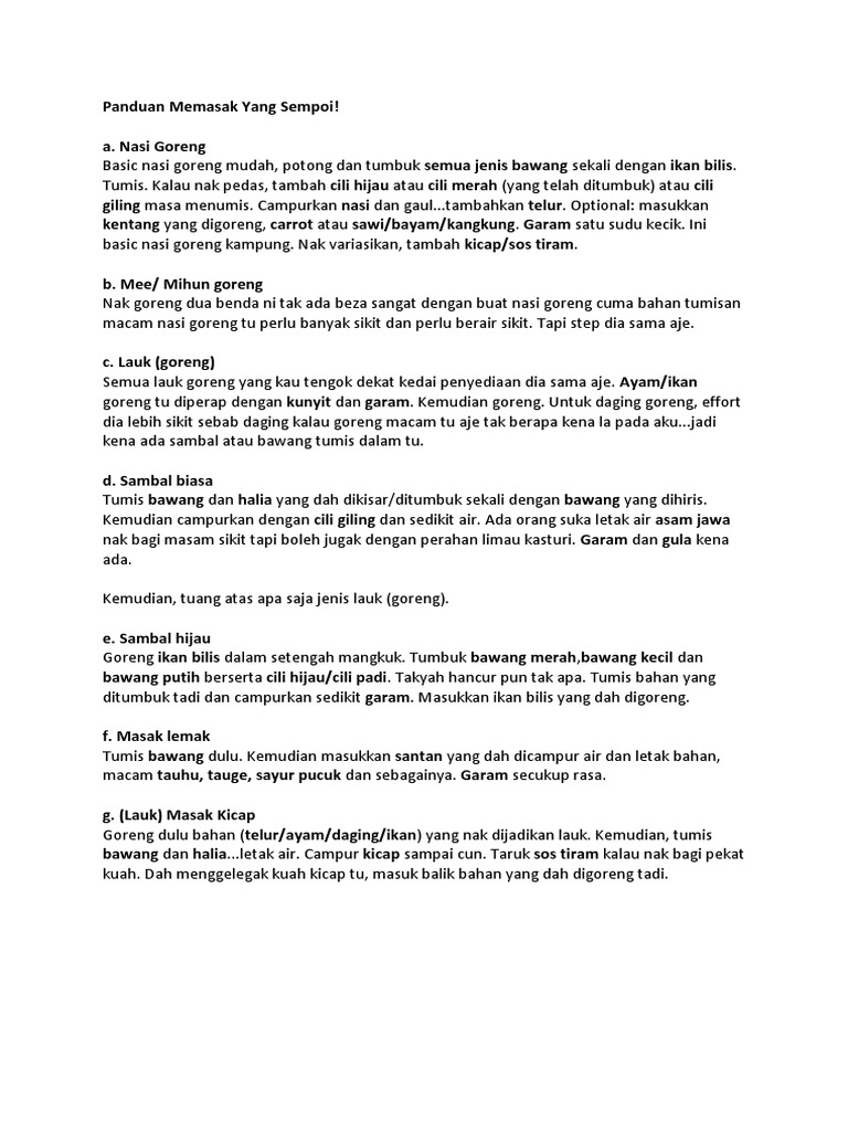 Resipi Duan Pdf