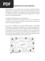 Introduction To Cloud Computing