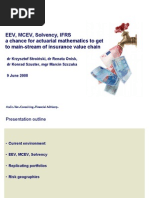 MCEV Vs IFRS