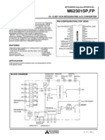 M62301SP, FP: Description Pin Configuration (Top View)