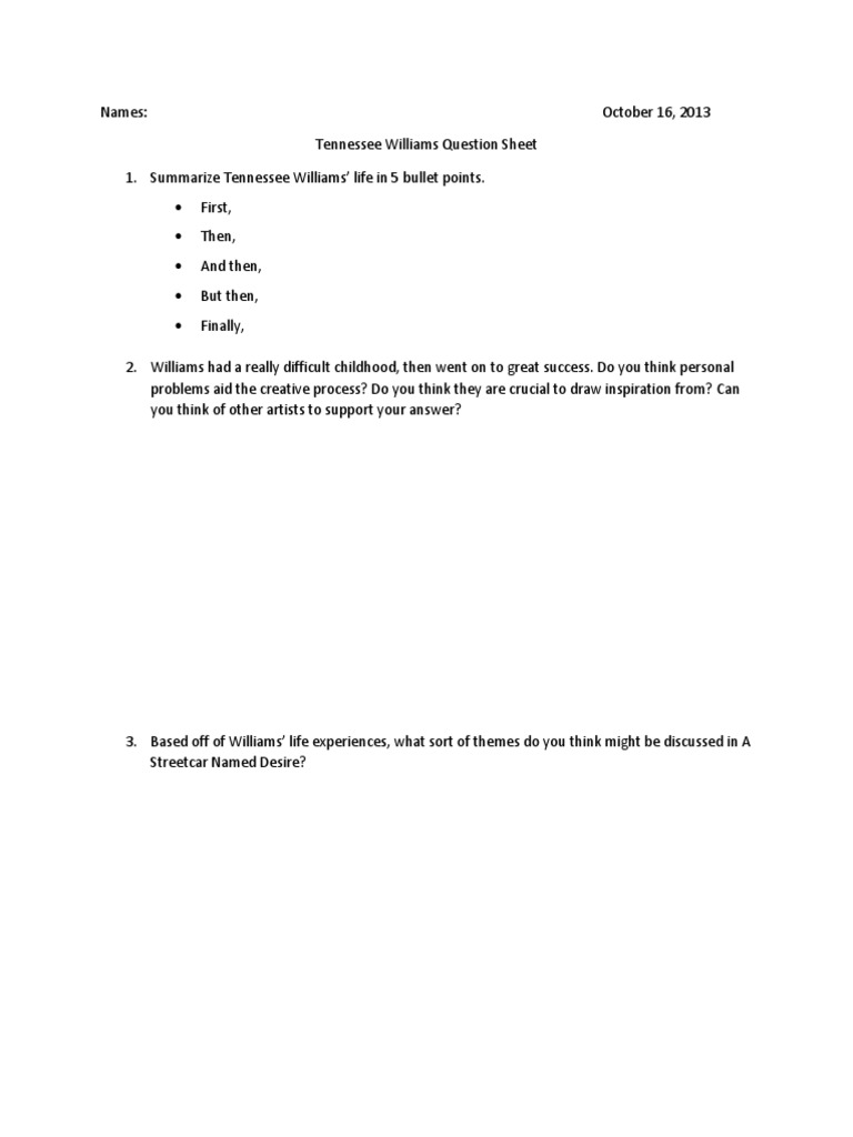 Williamsbioquests | PDF