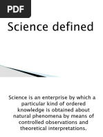 Science Defined