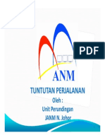 Tuntutan Perjalanan