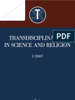 Transdisciplinarity in Science and Religion, No 1, 2007