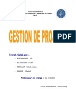 Groupe N°27 - La Gestion de Projet