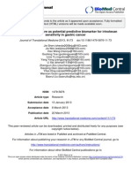 A 3 Gene Signature for Irinotecan