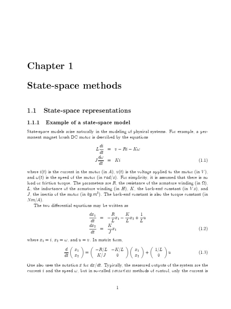 State Space | PDF