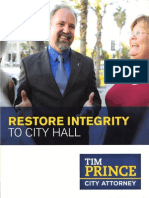 Tim Prince for City Attorney Flier Number 1 2013