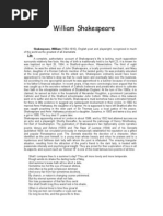 About William Shakespeare