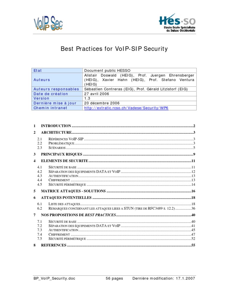 VoIP Security | PDF