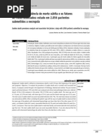 Análise da prevalência de morte súbita e os fatores de riscos associados- estudo em 2.056 pacientes submetidos a necropsia