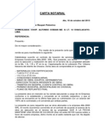 Carta Notarial