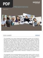 Sonova Hearing Aid Presentation_March_2013
