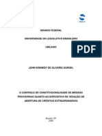 Controlo da constitucionalidade da medida provisória