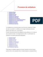 Procesos de Soldadura