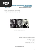 Metodo Historico Critico