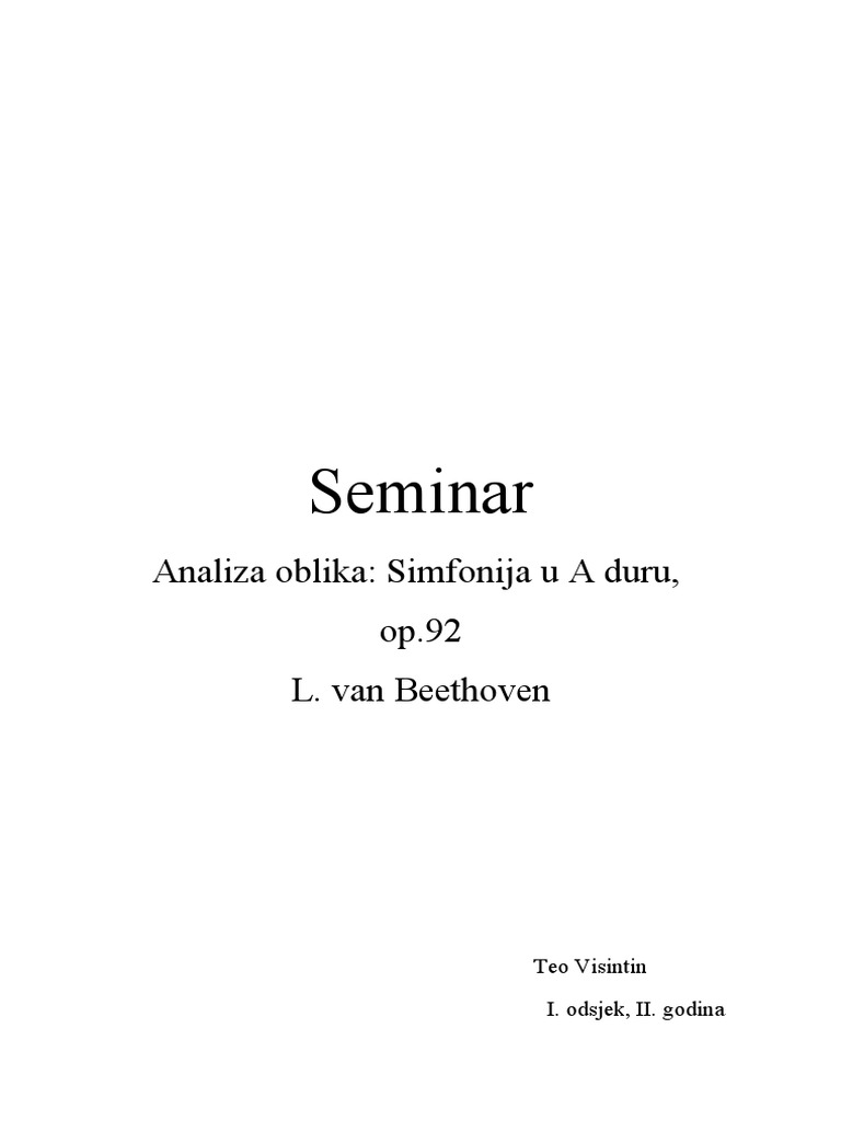 7 Simfonija | PDF