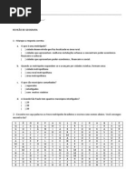 REVISÃO DE GEOGRAFIA 2 UNIDADE