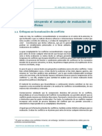 Construyendo El Concepto de Evaluación de Conflictos