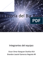 La teoría del Big Bang