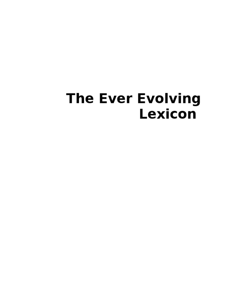 The Ever Evolving Lexicon  Altruism  Adjective  Free 30-day Trial 