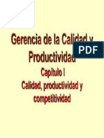 Calidad-Productividad y Competitividad Cap I