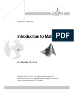 Introduction to MATLAB - Sikander M. Mirza