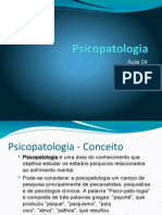 Aula 04 - Psicopatologia