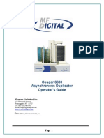 Cougar 6600 Asynchronous Duplicator Operator's Guide: Formats Unlimited, Inc