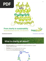 Jean Marc Debricon: Greenshoots - From Charity To Sustainability