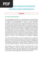 Droit Du Commerce International