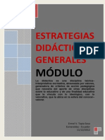 Módulo Estrategias Didácticas Generales