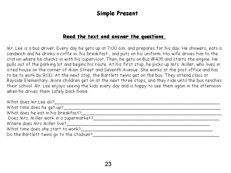 Reading Comprehension for Kids | PDF | Self-Improvement