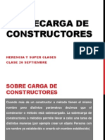 Sobrecarga de Constructores