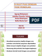 Ekstraksi Kulit Pule Dengan Metode Perkolasi