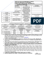 Exam Schedule DEC 2012