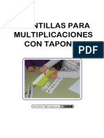 Tablas de Mulitplicar Con Tapones